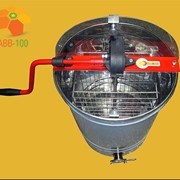 Медогонка 3-х рамочная нержавеющая фото