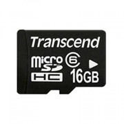 Карта памяти 16Gb microSDHC class 4 Transcend (TS16GUSDC4) фото