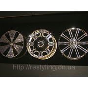 Инкрустация кристаллами Svarovski колёсных дисков фото
