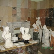 Изготовление витражных предметов (лампы, картины, мозаика, сувениры) из мрамора фото