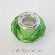 Бусина Pandora в зеленом цвете P4260830 фото