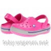 Crocs Кроксы детские Crocband Pink фото