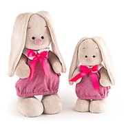 Мягкая игрушка Budi Basa «Зайка Ми в платье в розовую полоску 25см» StS-257