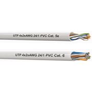 Кабели витой пары для структурированных кабельных систем UTP 4х2хAWG24/1 PVC Сat. 5e (6)