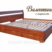 Двуспальная деревянная кровать "Валентина"