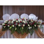 Оформление свадеб живыми цветами Алматы фотография