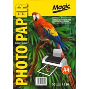 Фотобумага Magic двухсторонняя глянцевая A4, 230g, 50л. фото