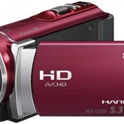 Видеокамера цифровая SONY HDR-CX200E Red фотография