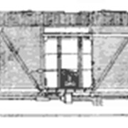 Перевозки грузовые крытыми вагонами - 4-осный (с металлической торцовой стеной), модель 11-066