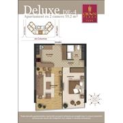 Продажа эксклюзивных 2-х комнатных квартир deluxe в Crown Plaza Park