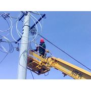 Строительство линий электропередач фото