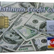 Флешка в виде кредитки "100 долларов" (8 Гб)