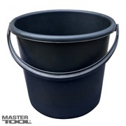 Ведро пластиковое черное 8л Mastertool 92-0314