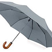 Зонт складной Cary , полуавтоматический, 3 сложения, с чехлом, серый фотография