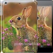 Чехол на iPad mini Кролик и цветы 3019c-27 фотография