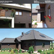 Плитка фасадная угловая (остроугольная) 120х65х10 фотография