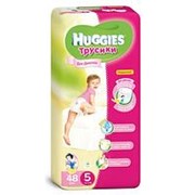 Трусики Huggies девочки 5 (13-17 кг), 48 шт. фото