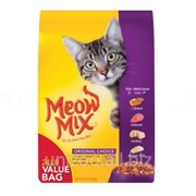 Сухой корм для кошек Meow Mix Cat Original со вкусом курицы, индейки, лосося и океанической рыбы 7,26 кг фото