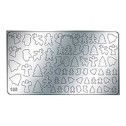 Freedecor, Металлизированные наклейки №195, серебро фотография