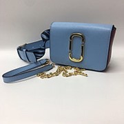 Женская сумка Marc Jacobs (на пояс/на плечо) голубая фото