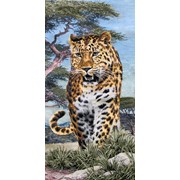 Гобелен “Леопард“ 40х80см фотография