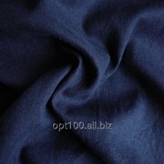 Лен натуральный, цвет синий, производство Китай. WM 12185-6. фотография