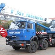 Аренда автокрана 32 тонны Галичанин КС-55729-1В фото