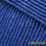 Пряжа Yarn Art “Cotton soft“ 600м./100г. синий хлопок 55%. акрил 45% Синий (17) фотография
