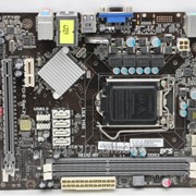 LGA-1155 ECS H61H2-MV Intel H61 2x DDR3 1x PCI-Ex16 1x PCI-Ex1 4x USB-2.0 4x SATA II Intel HD Graphics Micro-ATX oem фотография