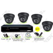 Комплект видеонаблюдения ZB-K3 из 4 купольных камер