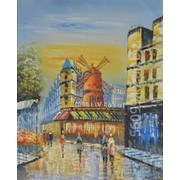 Картина “Парижские улочки. Мулен Руж“ фото