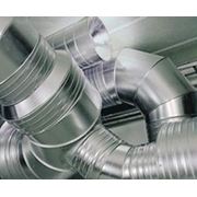 Разводка оцинкованных воздуховодов фото