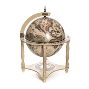 Глобус-бар настольный на ножках, сфера 33 см. Ptolemaeus фото