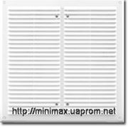 Вентиляционная решетка с сеткой против насекомых (полистирол УПМ) 350х350, 10 шт/уп фотография