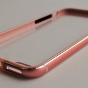 Чехол Бампер на Айфон 6/6s Evoque Металл и Пластик Розовое золото + Защитное Стекло фотография