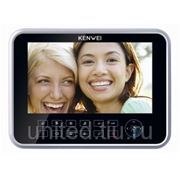 KW-129C-W200 — цветной видеодомофон hands-free на 3 камеры, запись снимков на SD-карту. фото