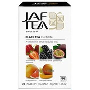 Джаф Ти (JAF TEA) Фрут Фиеста 20 пак., чёрный чай с ароматами, Ассорти 5 видов