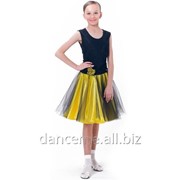 Dance Me Блуза детская БЛ221, масло / бахрома, черный фотография