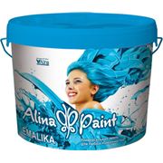 Термостойкая акриловая эмаль для любых поверхностей Alina Paint EMALIKA 1 кг фото