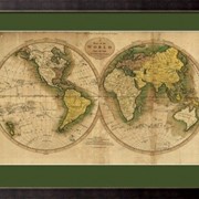 Картина Карта мира. 1795, Неизвестен фотография