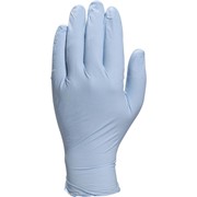 Перчатки DeltaPlus™ VENITACTYL нитриловые (50 пар), голубой (8/9) фото
