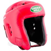 Шлем кикбоксерский Green Hill BRAVE PU FX для соревнований KBH-4050 S Красный фотография