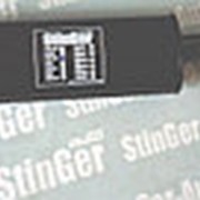 Глушитель прямоточный спортивный "StinGer" ВАЗ 2113-14 овальный без насадки