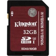 Карта памяти Kingston 32GB UHS-I Class3 (SDA3/32GB) фотография