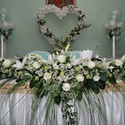 Композиции цветочные для свадебного стола фото