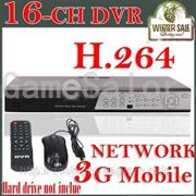 DVR видеорегистратор 16 CH шестнадцатиканальный cистема безопасности метод сжатия H.264 сетевая поддержка фото