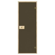 Двери для сауны 70х190 матовые, бронза фото