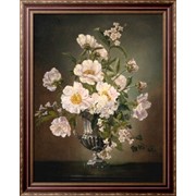 Картина Цветы в серебряной вазе, Кеннеди, Сесиль фотография