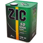 Минеральное моторное масло ZIC SD 5000 15W40 - 4л фото