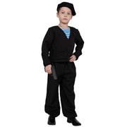 Карнавальный костюм для детей Карнавалофф Костюм на 9 мая морской пехотинец детский, M (128-134 см) фото